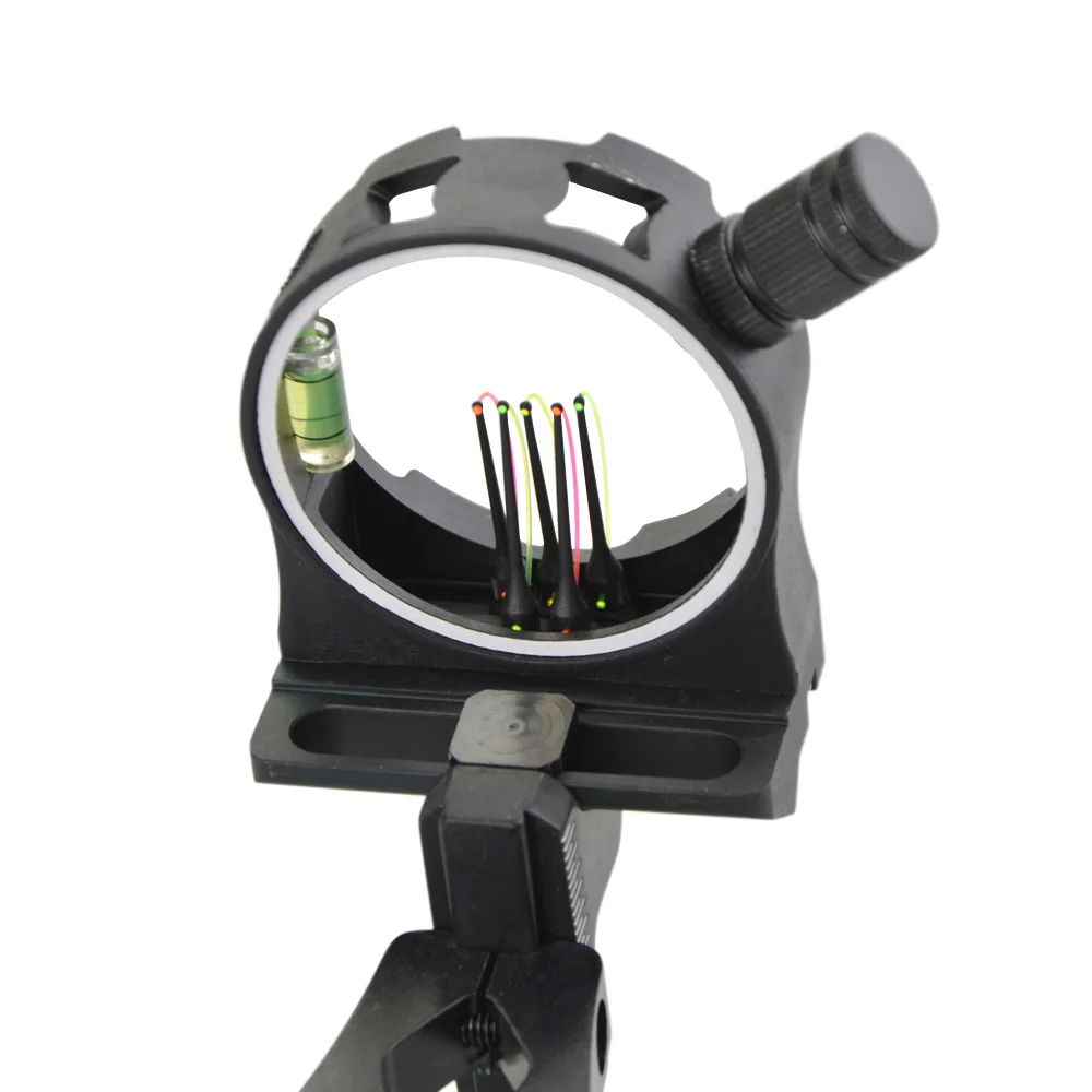 Compound Bow Sight 5 Pin Fiber Optic - Mira de Arco Composto de 5