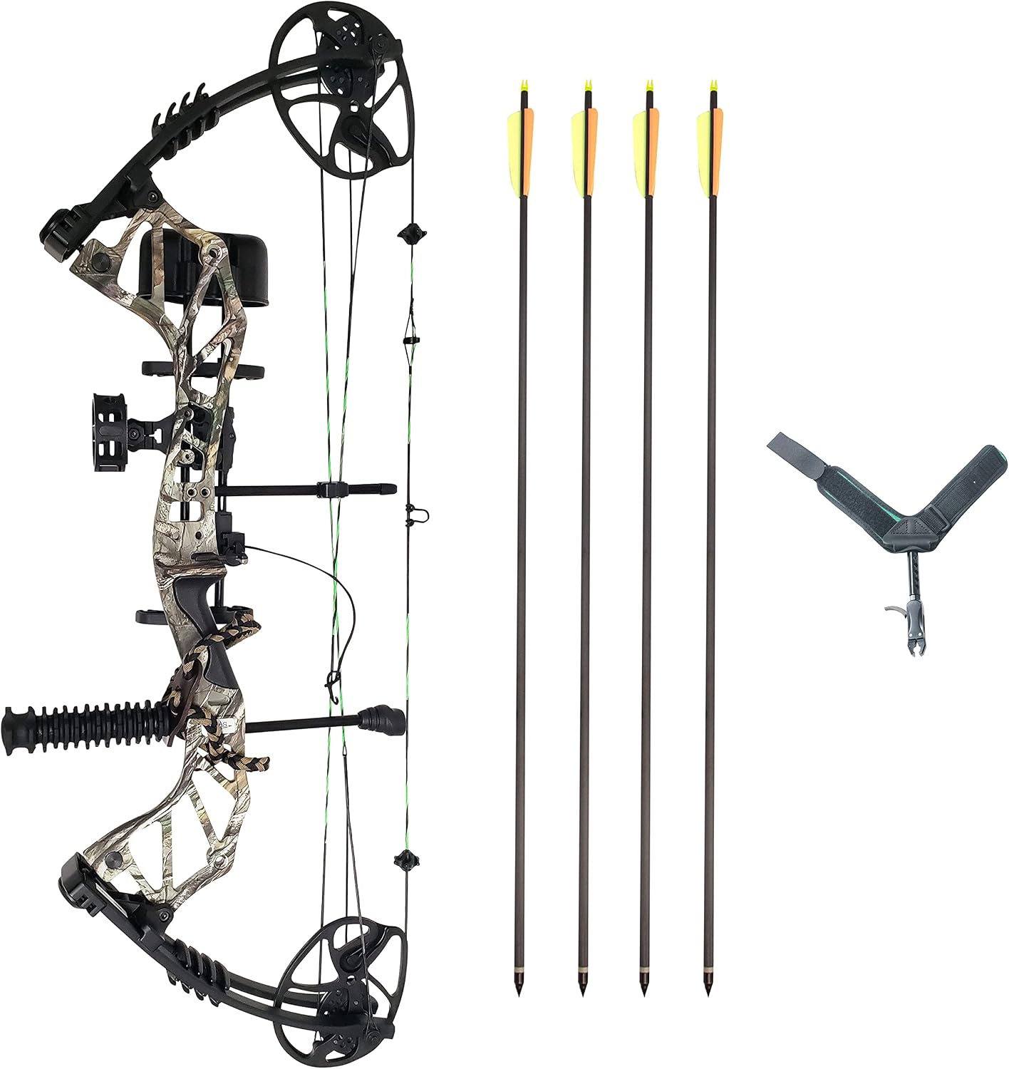 Compound Bow Hunting 30-70 Lbs - Kit de arco composto com força