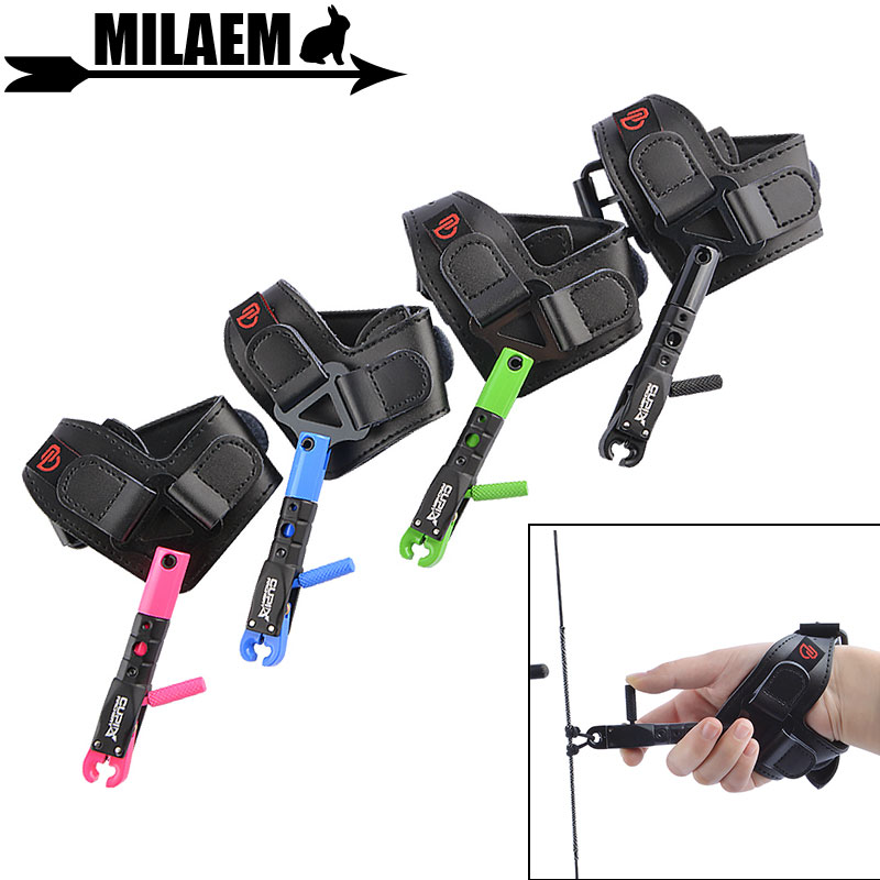 Archery Release Aid Caliper Wrist - Cintas de auxiliares de liberação de