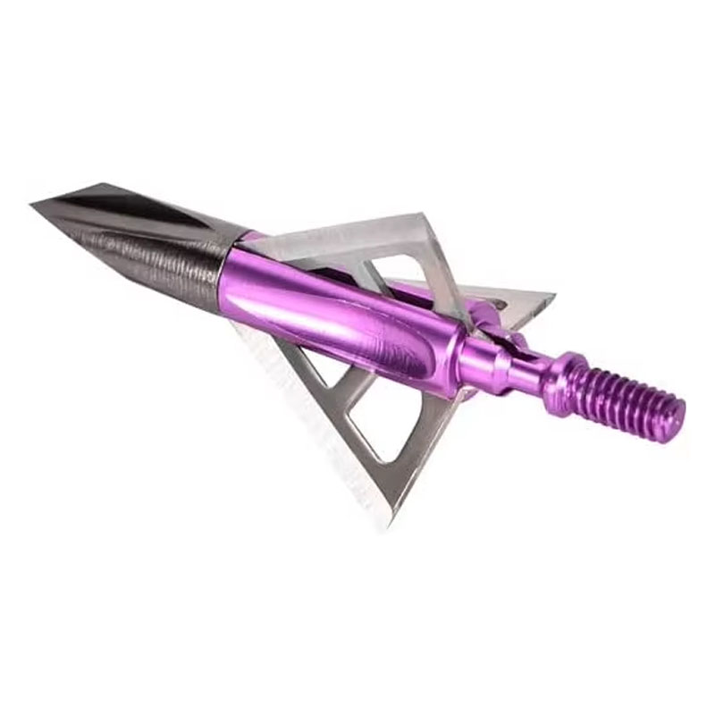 Broadheads 100 Grain 3 Blade Hunting - Pontas de Caça Mecânicas para Arco