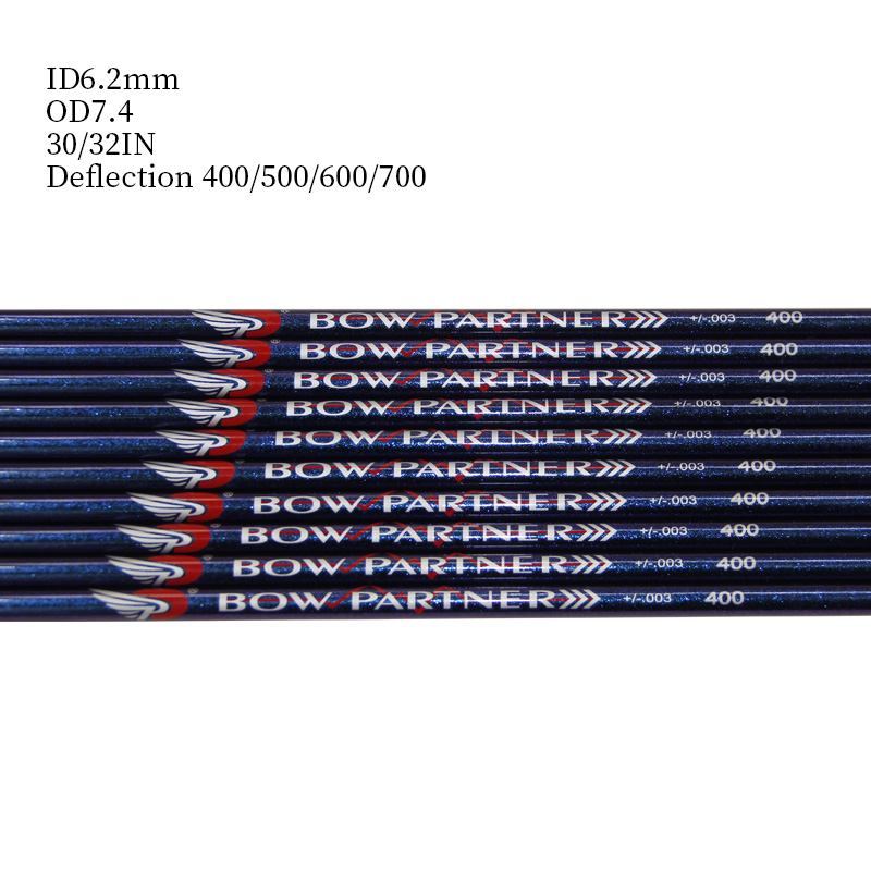 Carbon Arrows 30 Inch Spine 400 500 - Hastes de Flecha de Carbono Puro