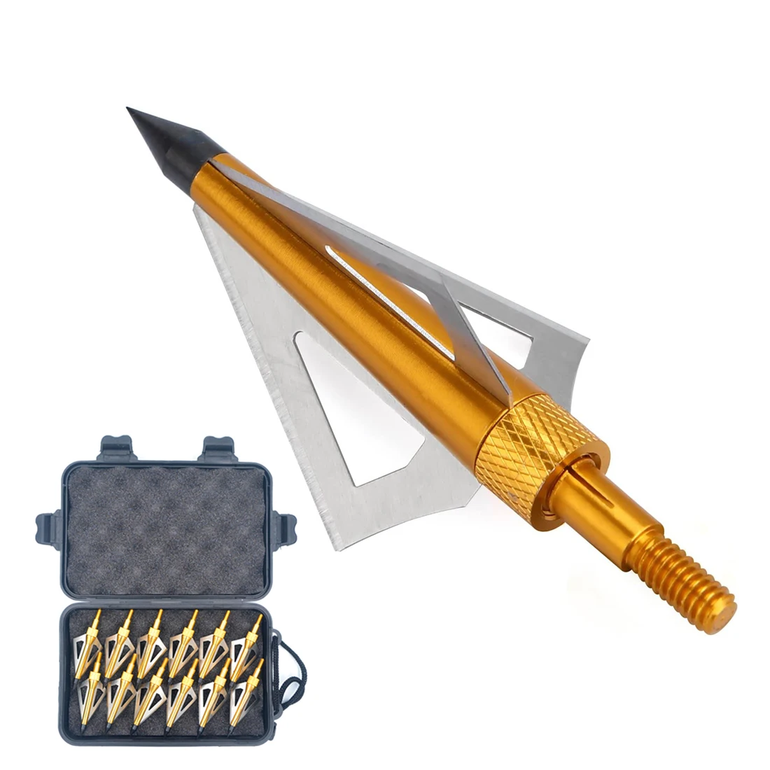 Broadheads 100 Grain 3 Blade Hunting - Pontas de Flecha Broadheads 100 Grains