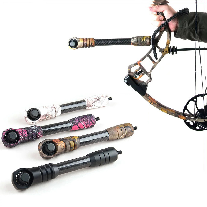 Bow Stabilizer Carbon Fiber 8 Inch - Estabilizador de Arco Composto para Tiro