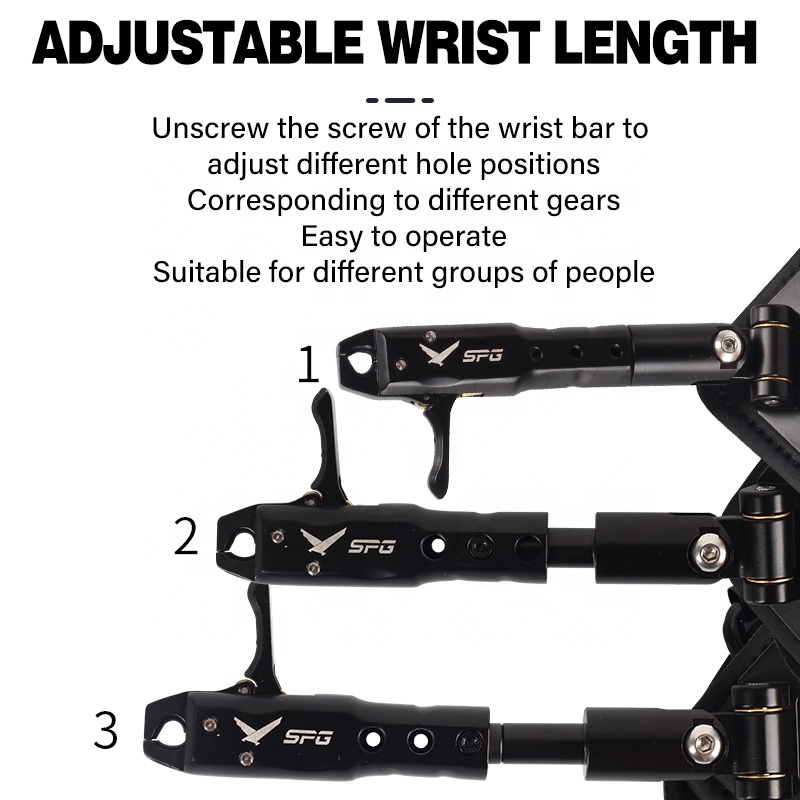 Spg arco composto de tiro com  - Archery Release Aid Caliper Wrist avaliação e preço