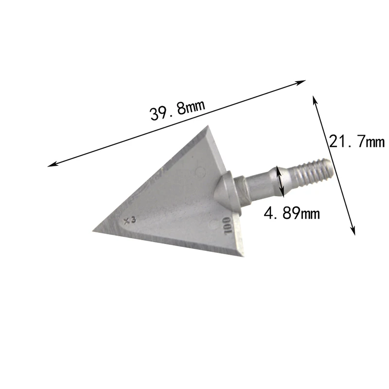 6/12 pçs tiro com arco e flech - Broadheads 100 Grain 3 Blade Hunting avaliação e preço