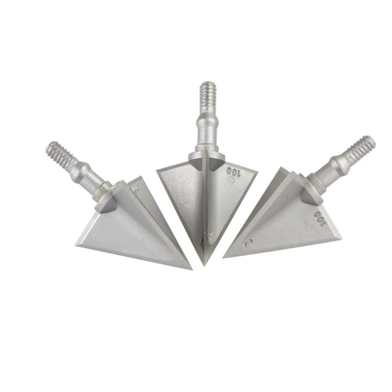 6/12 pçs tiro com arco e flech - Broadheads 100 Grain 3 Blade Hunting avaliação e preço