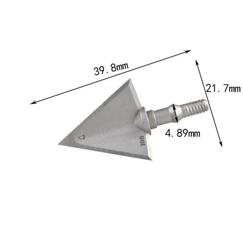 Aço inoxidável Broadhead Arrow - Broadheads 100 Grain 3 Blade Hunting avaliação e preço