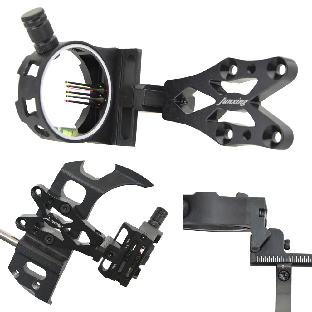 Mira de Arco Composto de 5 Pin - Compound Bow Sight 5 Pin Fiber Optic avaliação e preço