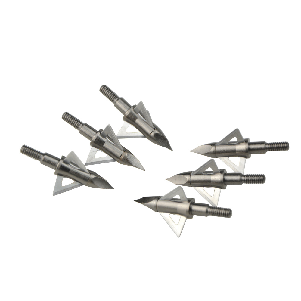 12 pçs 100 grão setas de aço i - Broadheads 100 Grain 3 Blade Hunting avaliação e preço