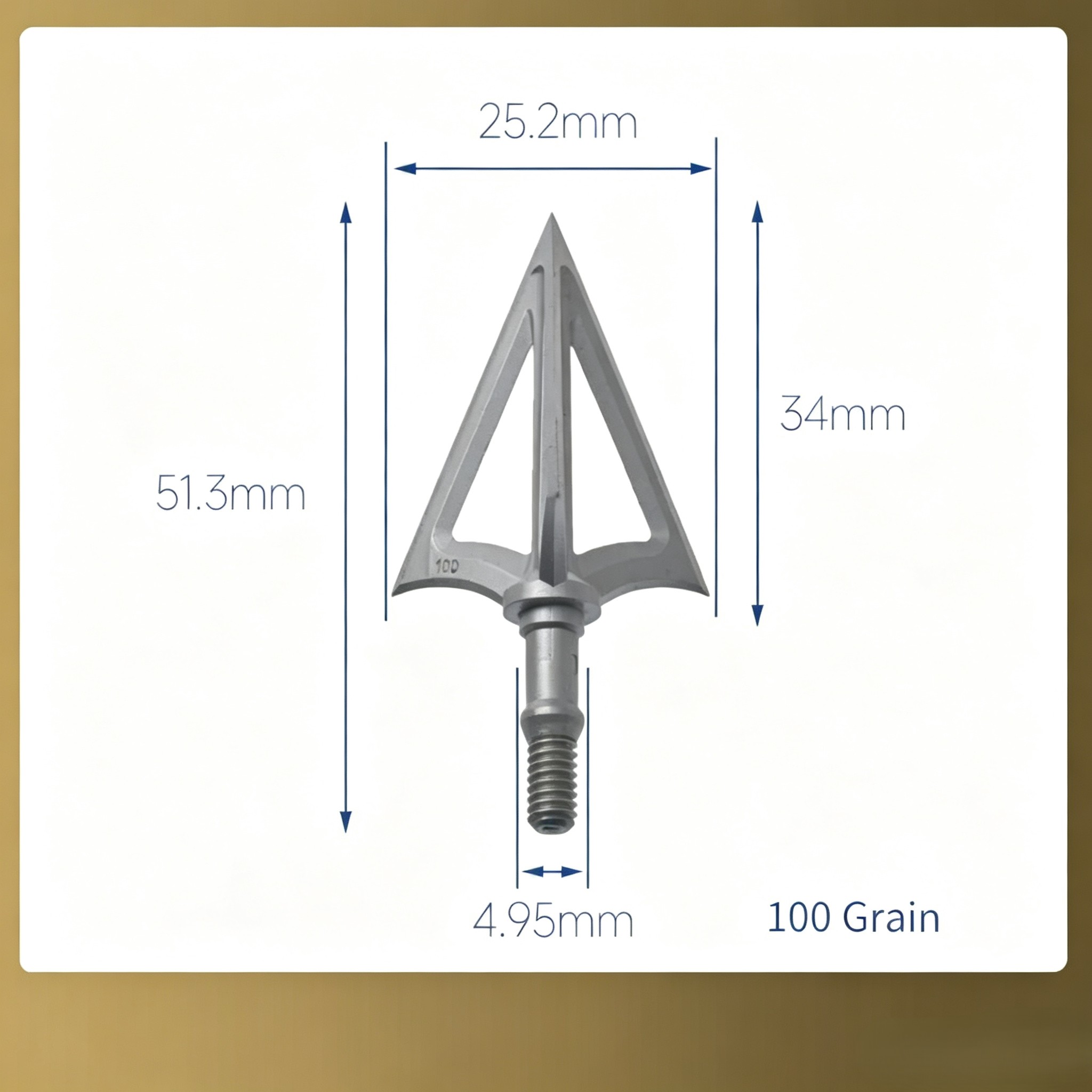 6 unidades de pontas de flecha - Broadheads 100 Grain 3 Blade Hunting avaliação e preço