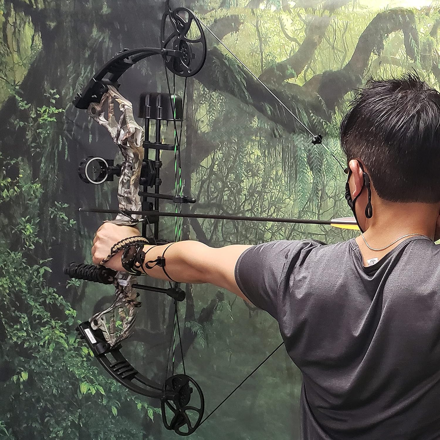 Kit de arco composto com força - Compound Bow Hunting 30-70 Lbs avaliação e preço