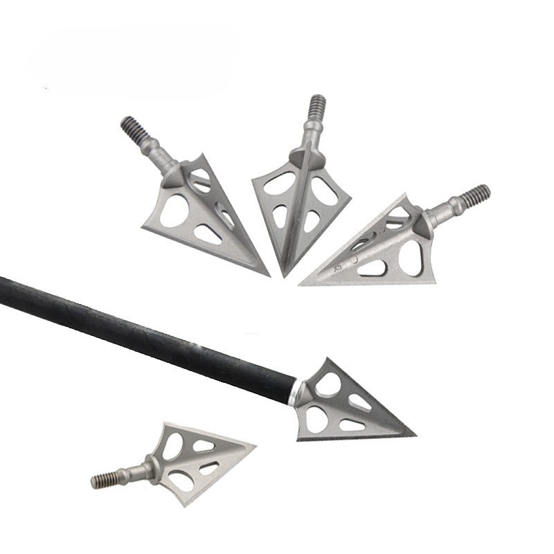 6/12 pçs 3 pontas fixas x3/x5  - Broadheads 100 Grain 3 Blade Hunting avaliação e preço