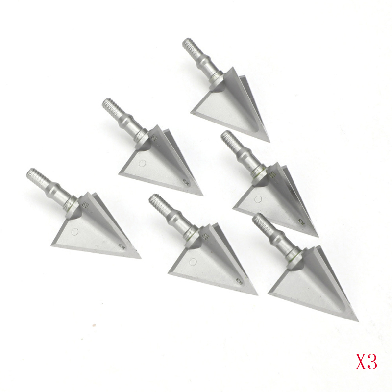 6/12 pçs 3 pontas fixas x3/x5  - Broadheads 100 Grain 3 Blade Hunting avaliação e preço