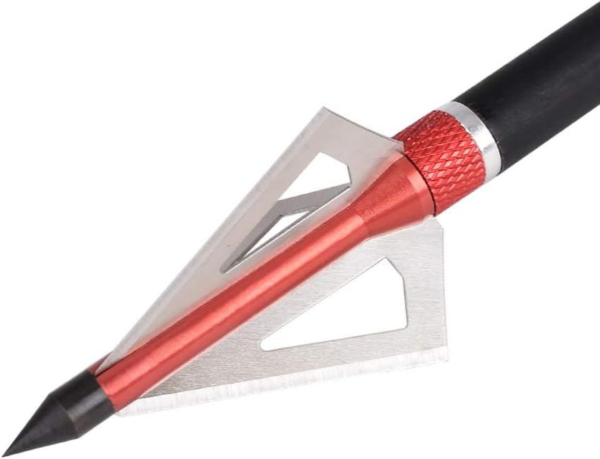 Caça broadheads 3 lâminas tiro - Broadheads 100 Grain 3 Blade Hunting avaliação e preço
