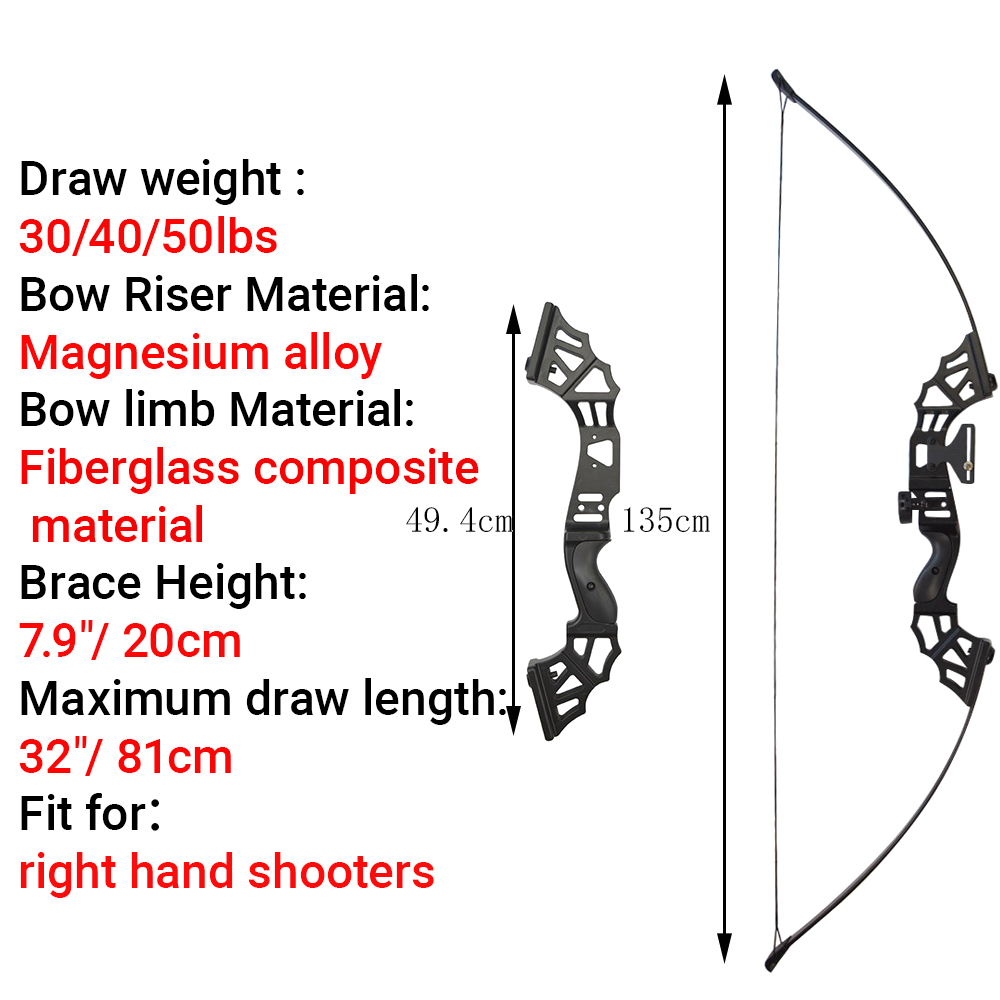 40 lbs arco recurvo takedown a - Recurve Bow Takedown 40 Lbs Target avaliação e preço