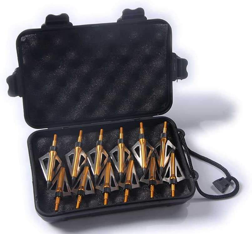 Pacote com 12 Pontas de Caça p - Broadheads 100 Grain 3 Blade Hunting avaliação e preço