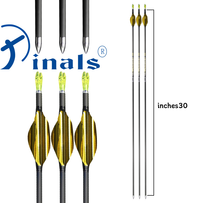 Flecha de Carbono Puro ID4.2mm - Carbon Arrows 30 Inch Spine 400 500 avaliação e preço