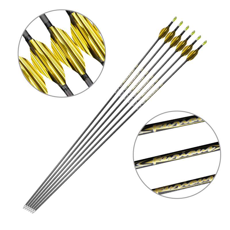 Flecha de Carbono Puro ID4.2mm - Carbon Arrows 30 Inch Spine 400 500 avaliação e preço