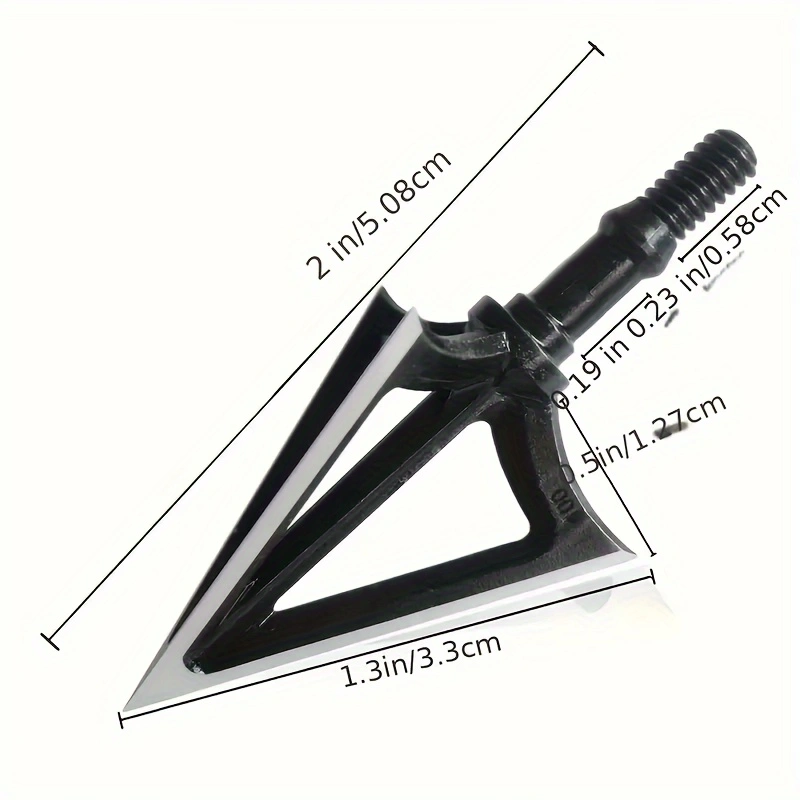 Ponta de Flecha Sólida Premium - Broadheads 100 Grain 3 Blade Hunting avaliação e preço