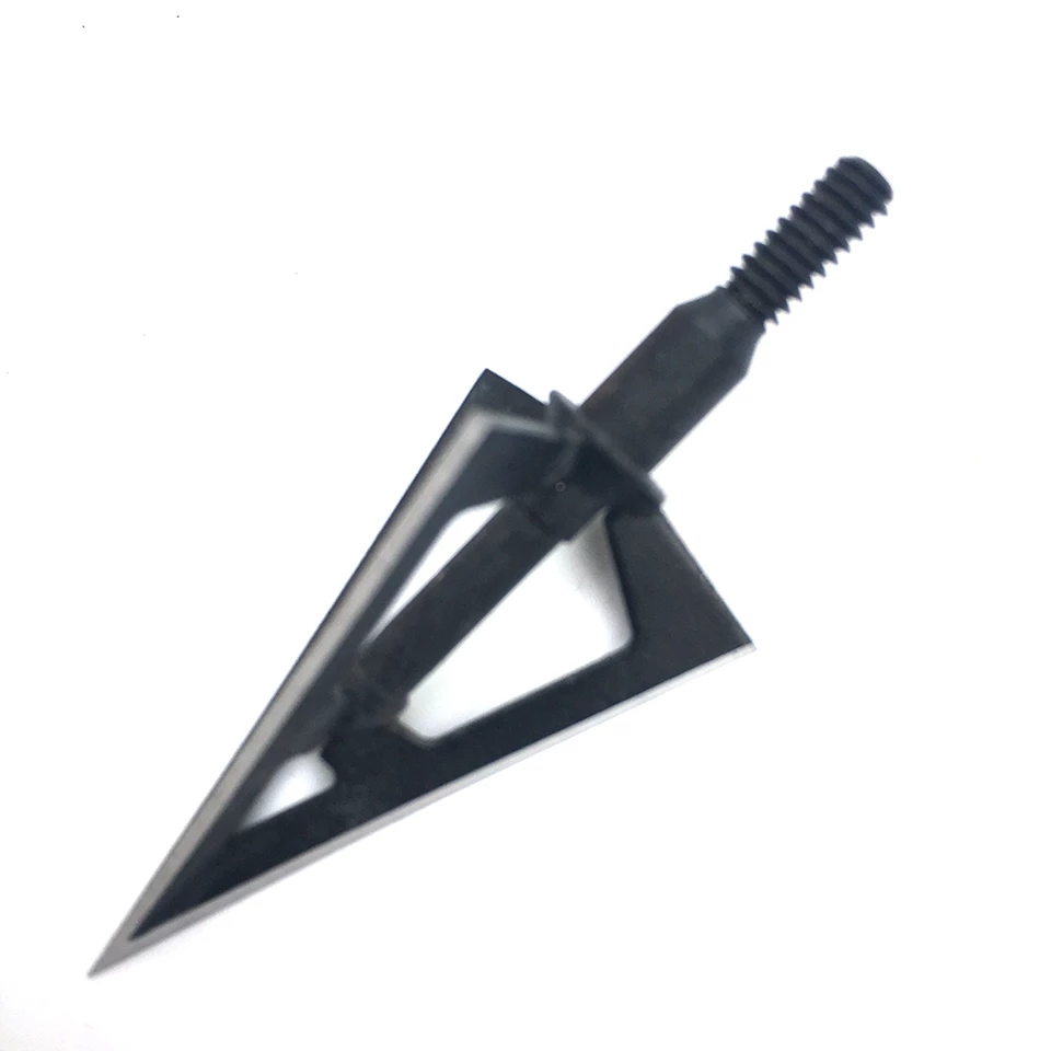 3/6/12/24/60 unidades Ponta de - Broadheads 100 Grain 3 Blade Hunting avaliação e preço