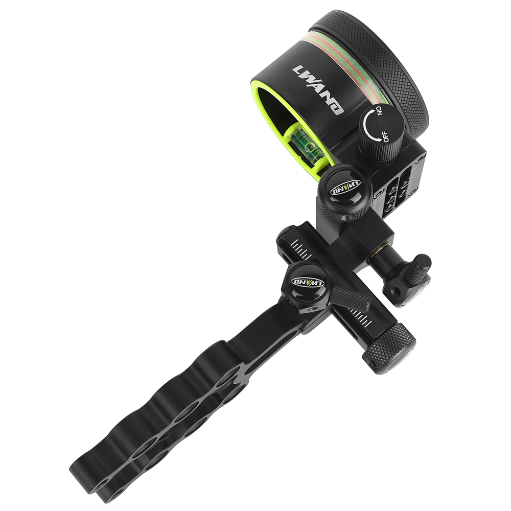‌ 4x 6x 8x lente arco composto - Compound Bow Sight 5 Pin Fiber Optic avaliação e preço