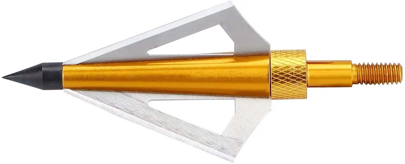 Pontas largas de caça com 3 lâ - Broadheads 100 Grain 3 Blade Hunting avaliação e preço