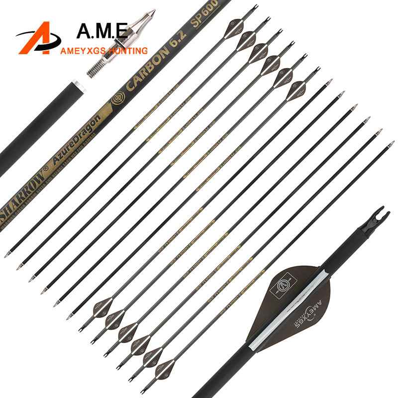 Flecha de Carbono Puro de 30 P - Carbon Arrows 30 Inch Spine 400 500 avaliação e preço
