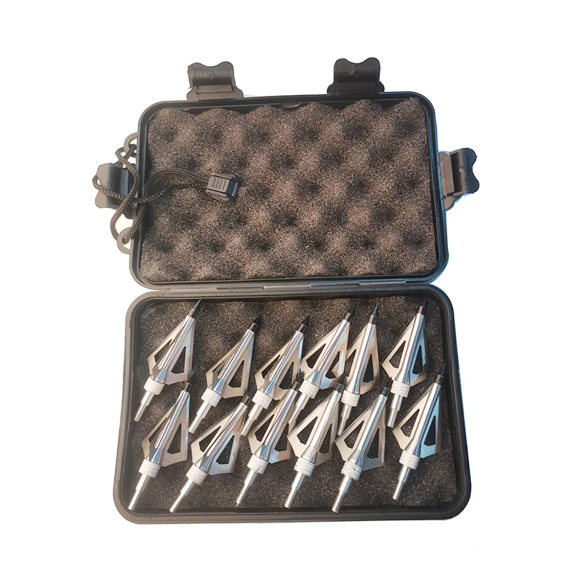 Pontas de Flecha Broadheads 10 - Broadheads 100 Grain 3 Blade Hunting avaliação e preço