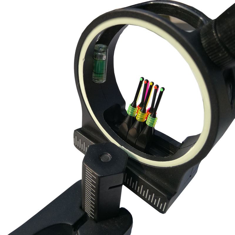 0,029 polegadas/5 Pinos Miras  - Compound Bow Sight 5 Pin Fiber Optic avaliação e preço