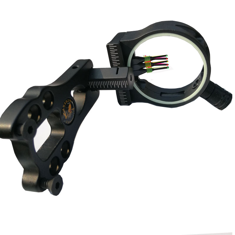 0,029 polegadas/5 Pinos Miras  - Compound Bow Sight 5 Pin Fiber Optic avaliação e preço