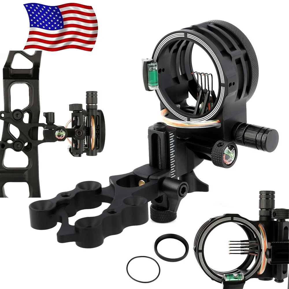 Mira para Arco Composto de 5 P - Compound Bow Sight 5 Pin Fiber Optic avaliação e preço
