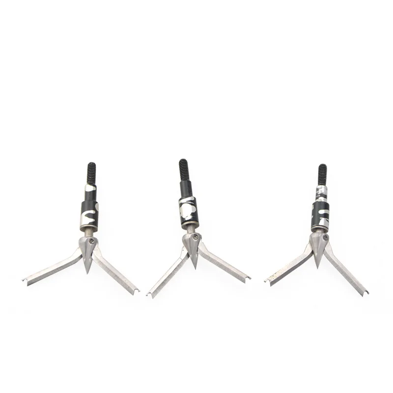 Tiro com arco 3/6 pçs rotatóri - Broadheads 100 Grain 3 Blade Hunting avaliação e preço