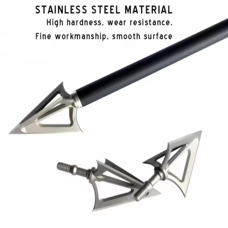 Ponta de flecha para tiro com  - Broadheads 100 Grain 3 Blade Hunting avaliação e preço
