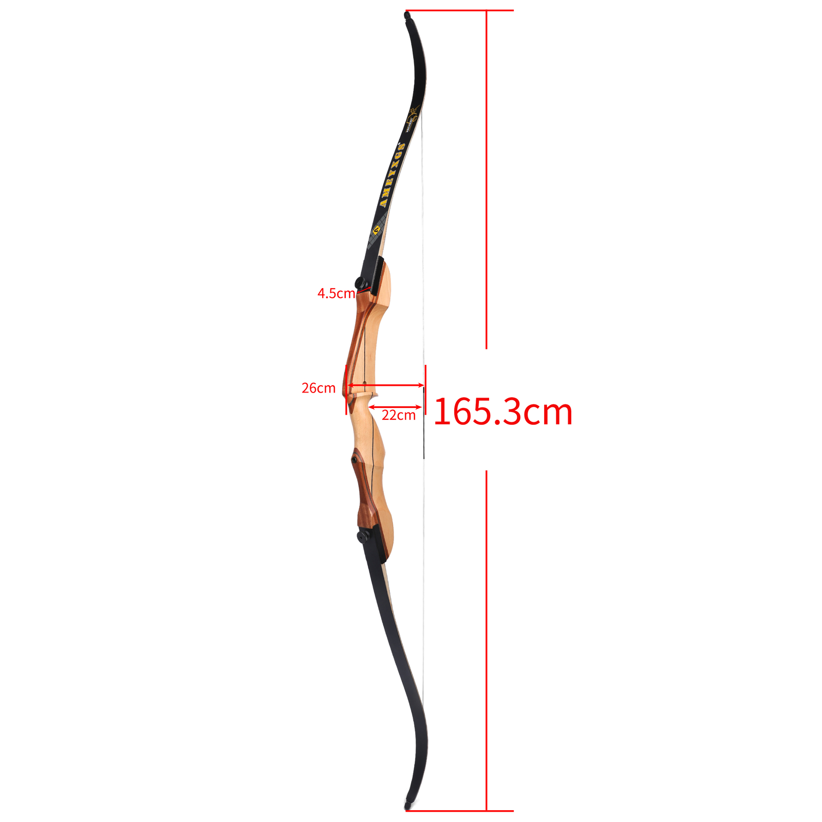 68 Polegada arco de caça 20-40 - Recurve Bow Takedown 40 Lbs Target avaliação e preço